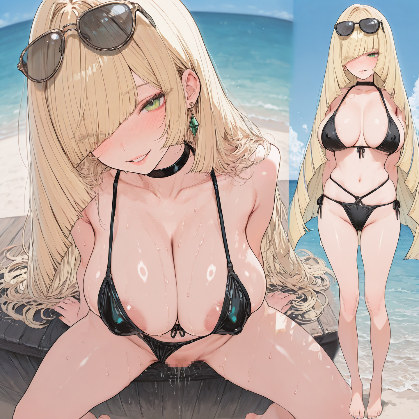 水着のルザミーネが勝負をしかけてきた！