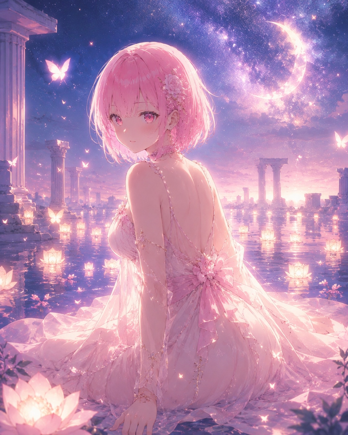 星降る水鏡