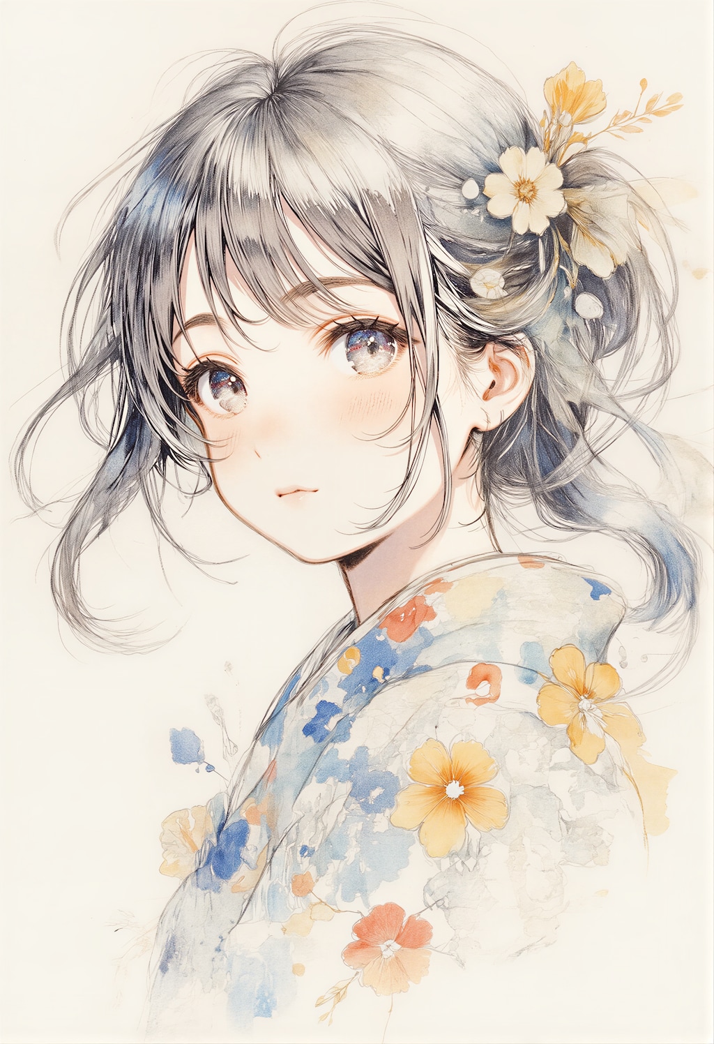 淡い花のまなざし