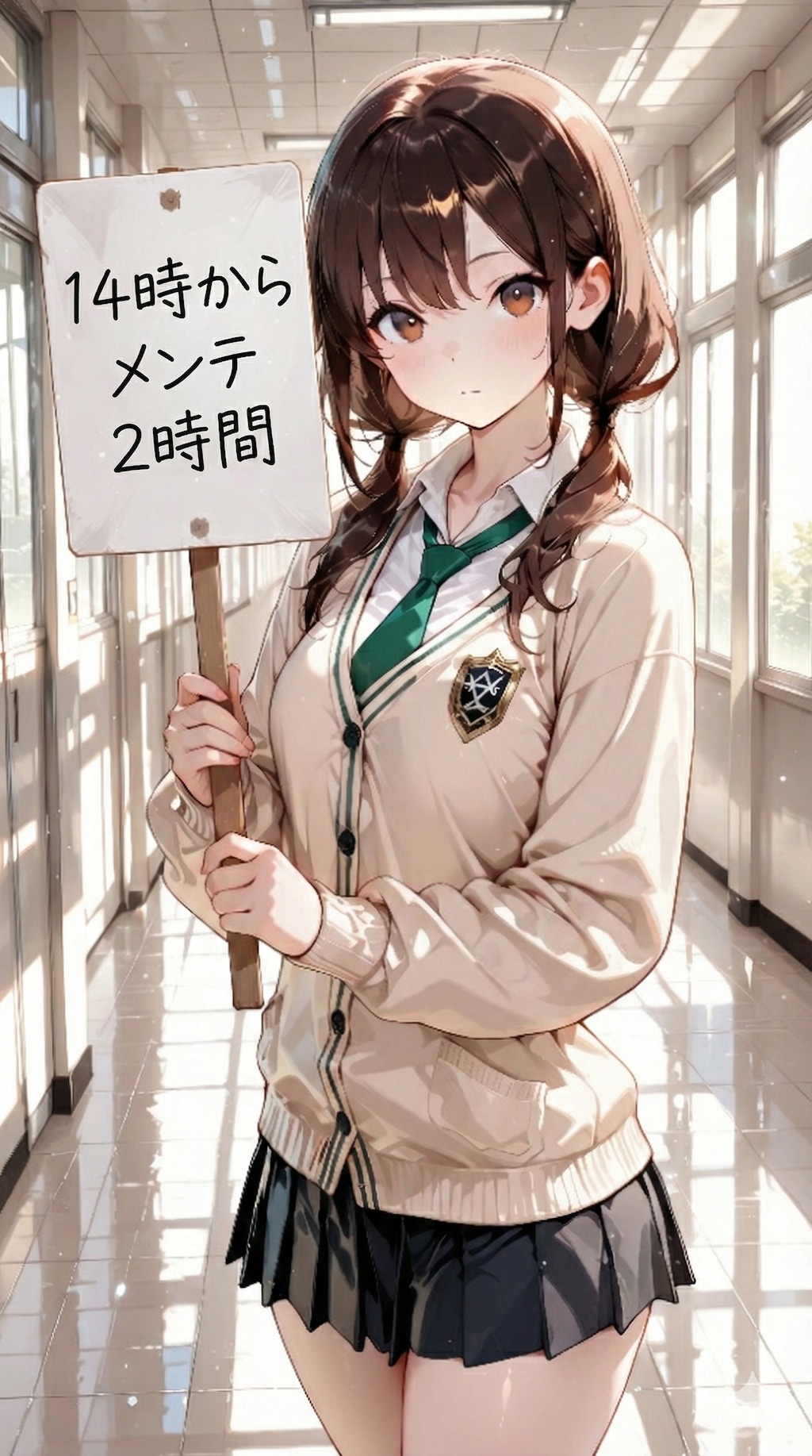 14時からメンテ2時間