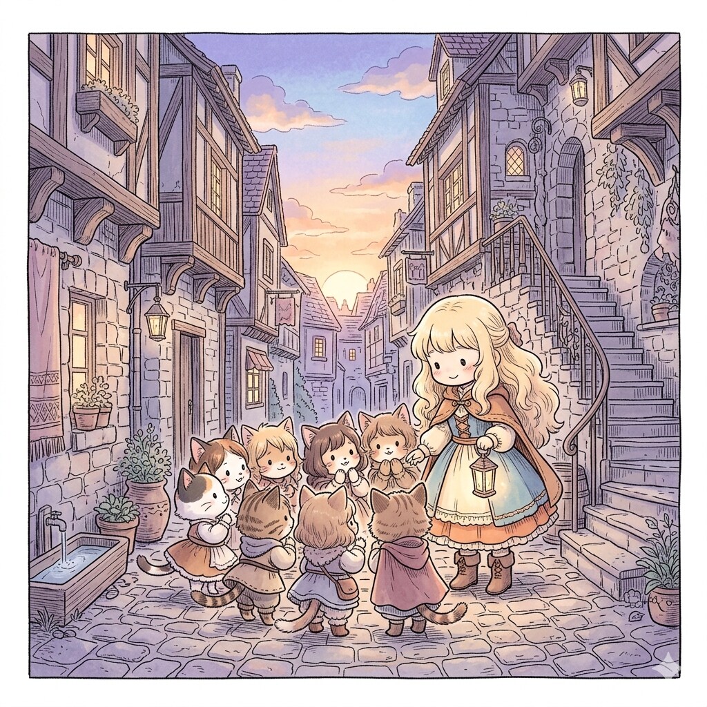 猫さんの集会に