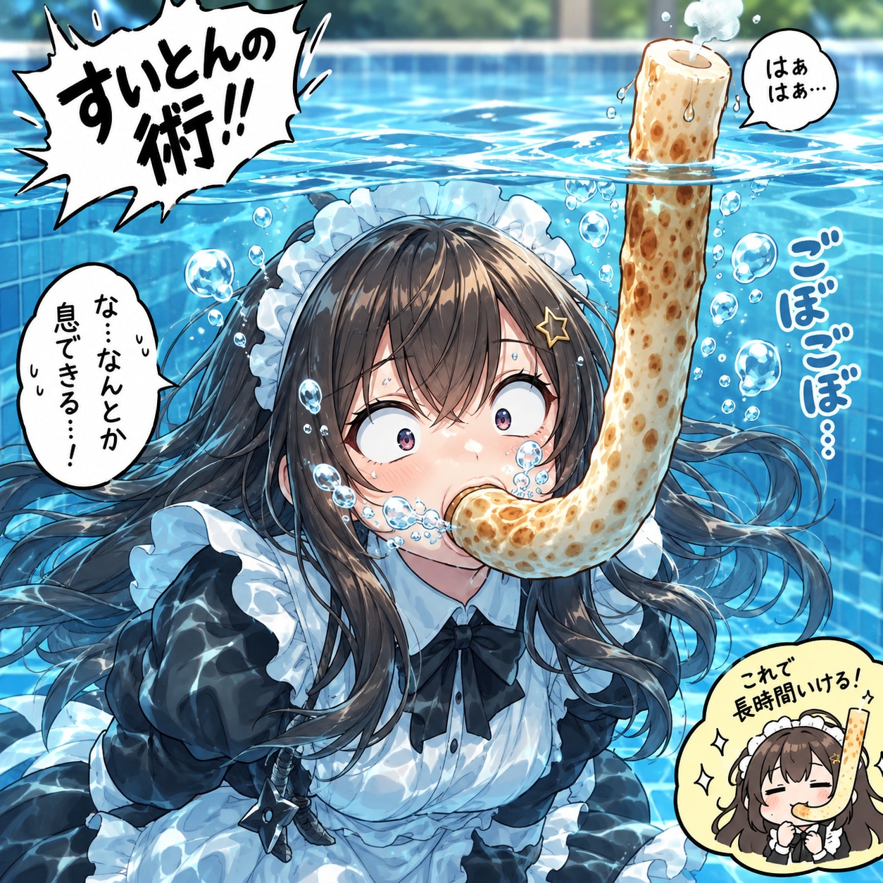 ちくわ 水遁の術 | の人気AIイラスト・グラビア
