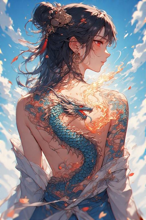 昇り龍 | の人気AIイラスト・グラビア