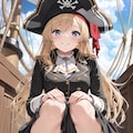 25000いいねは海賊コスプレでパンチラ 8枚目