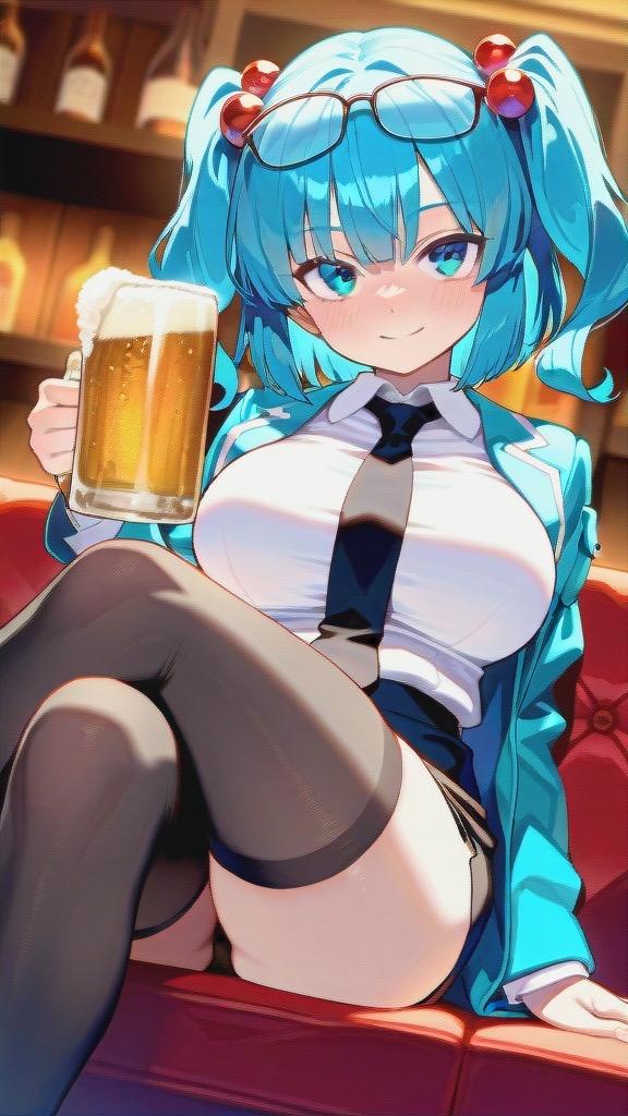 お仕事終わりの女上司にとりちゃん