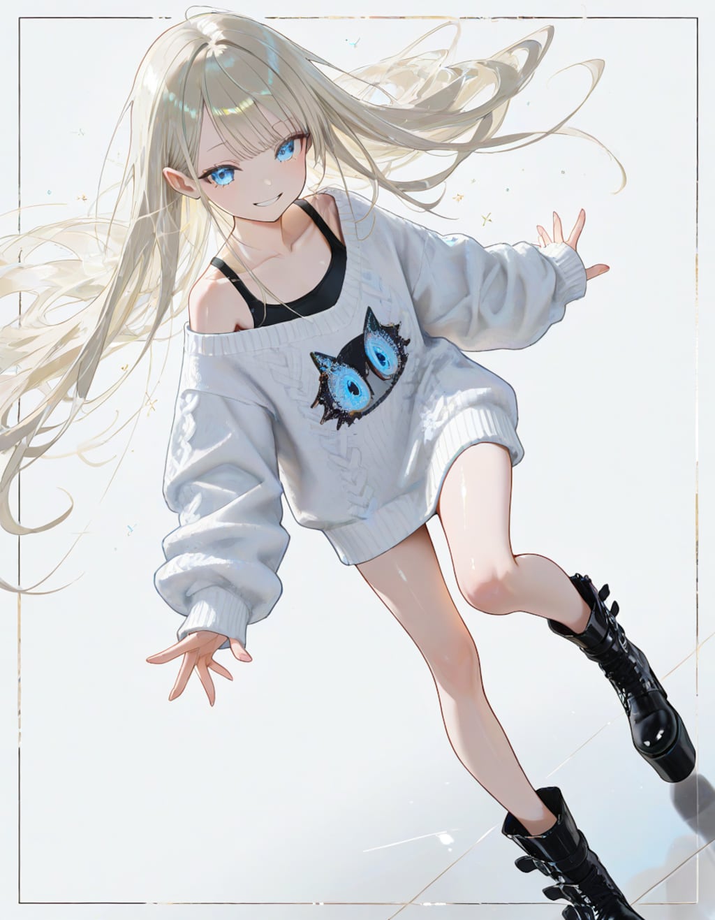 Oversized sweater dress