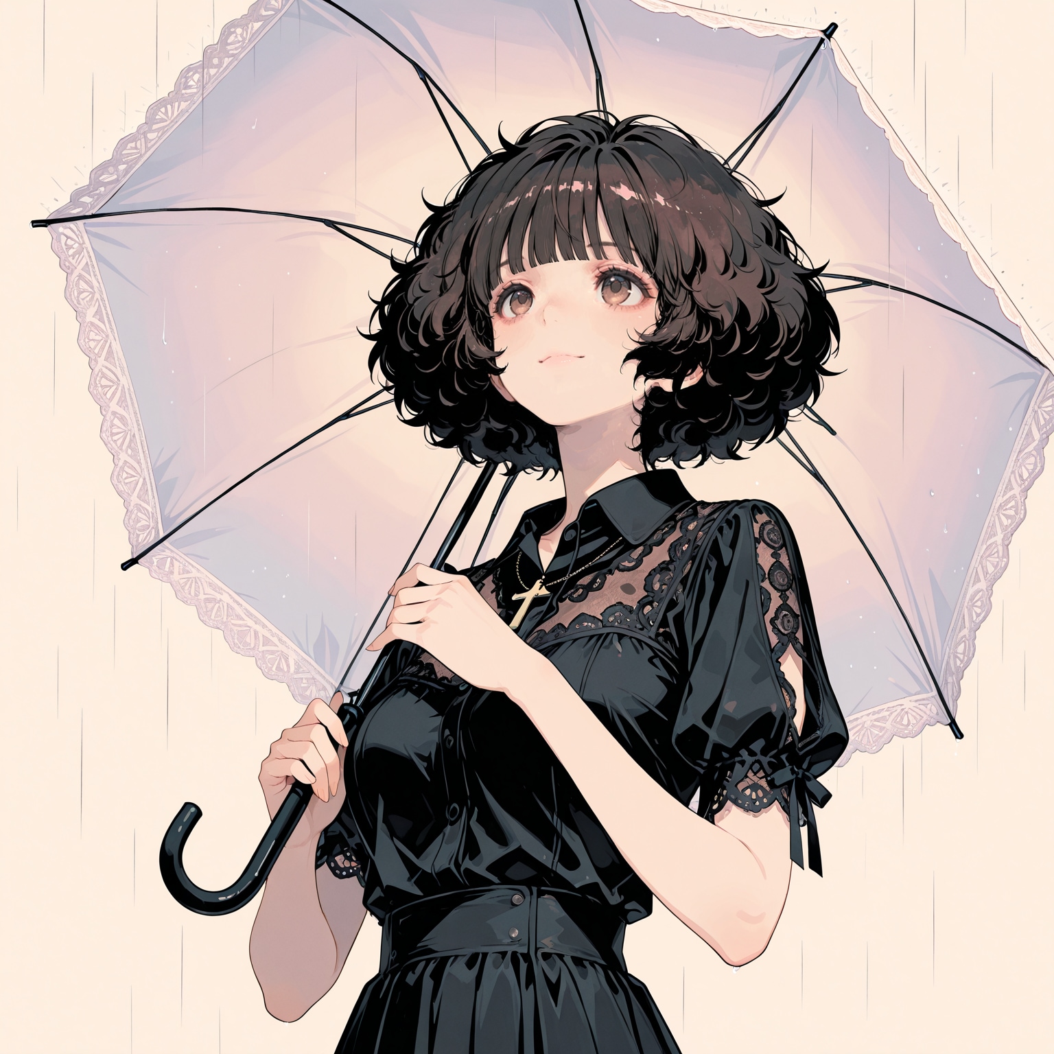 傘をさす少女達 | の人気AIイラスト・グラビア