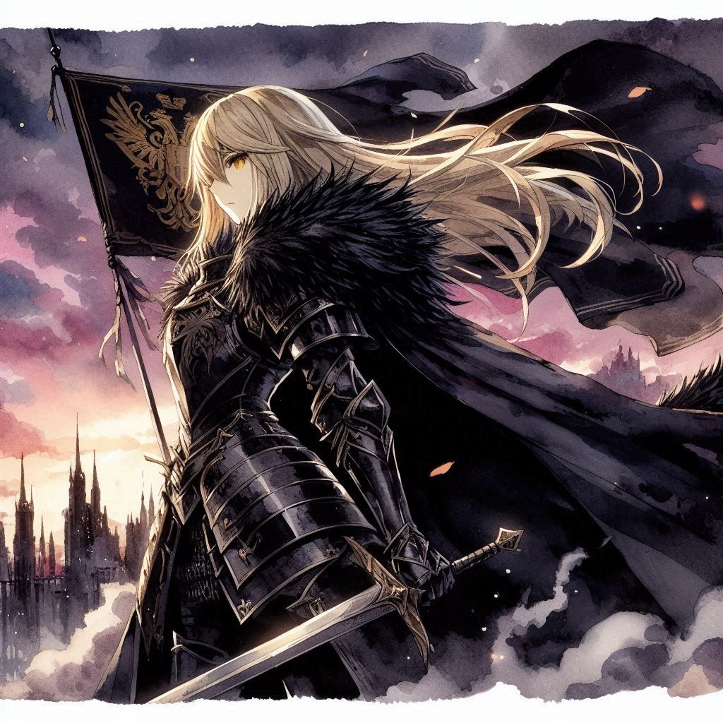 ブロンドの女騎士さん862