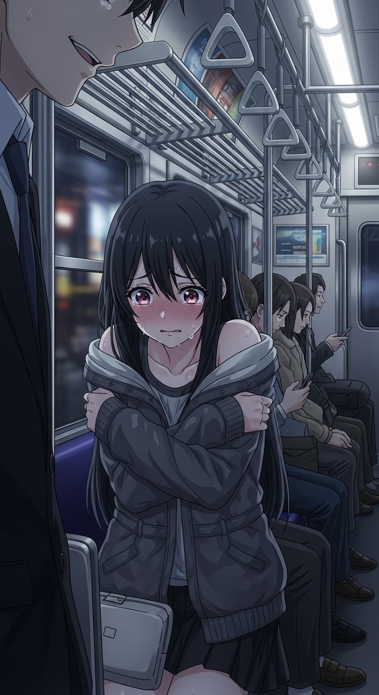 不適切な場所でとても不名誉な発言をされた女性 | の人気AIイラスト・グラビア