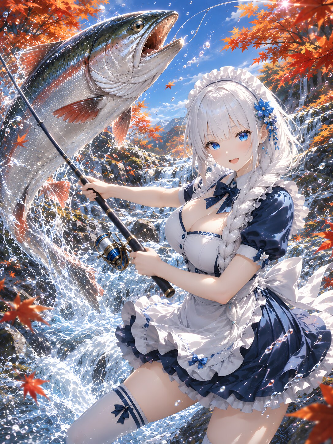 VS秋鮭 | の人気AIイラスト・グラビア