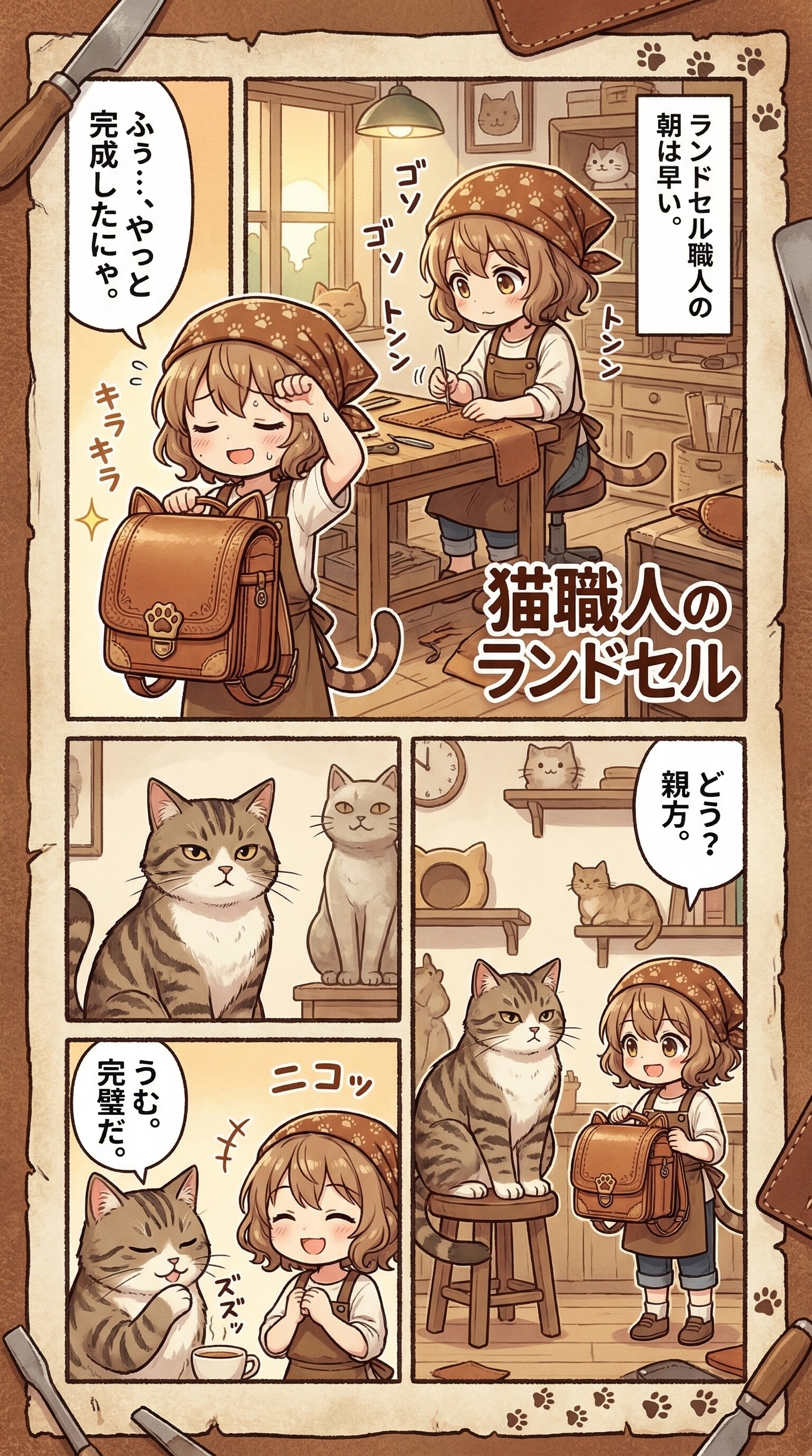 猫職人のランドセル