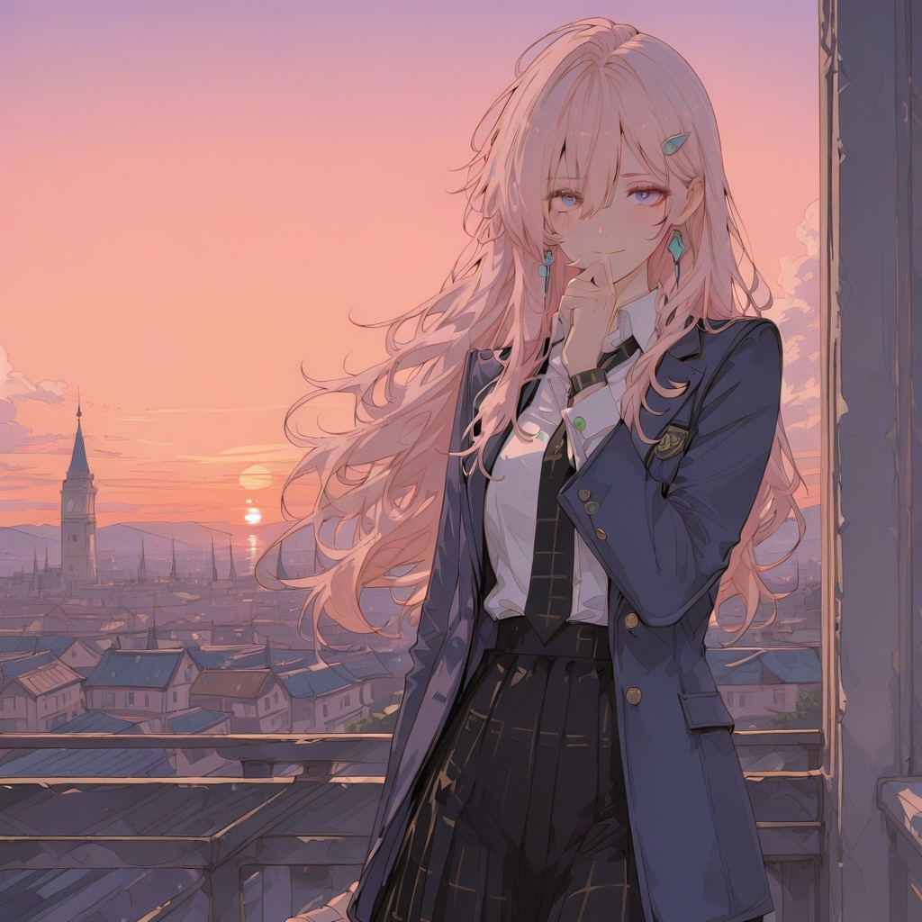 夕暮れ　APRICOT