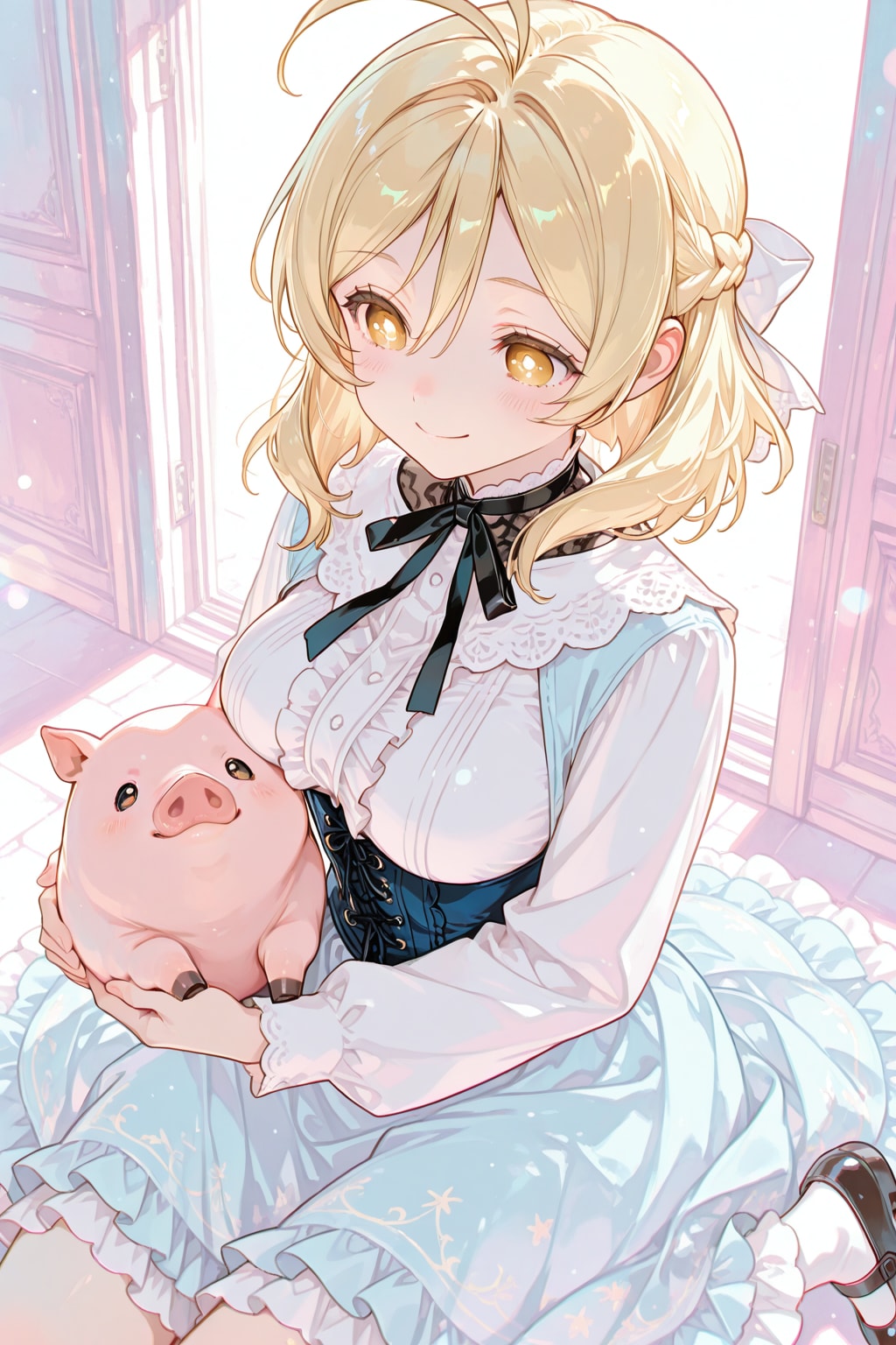 豚さんと女の子