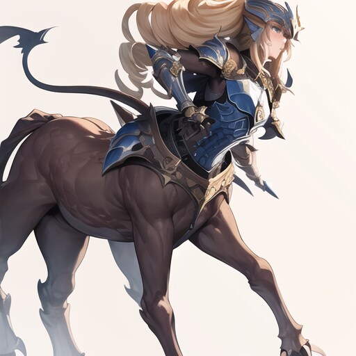 ケンタウロスの女騎士（人馬一体）
