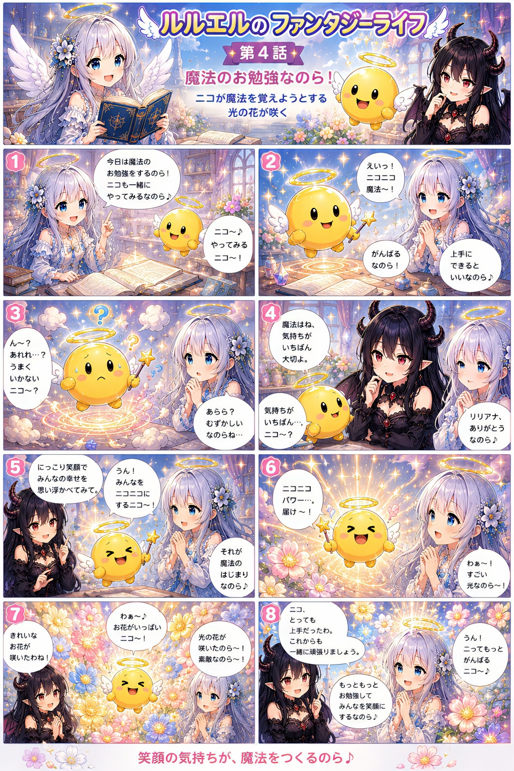 魔法のお勉強なのら～！