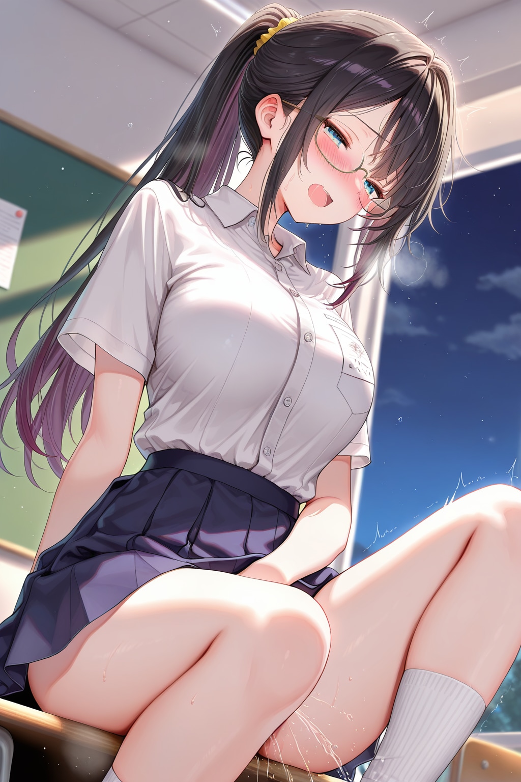 優等生は夜に隠れて…