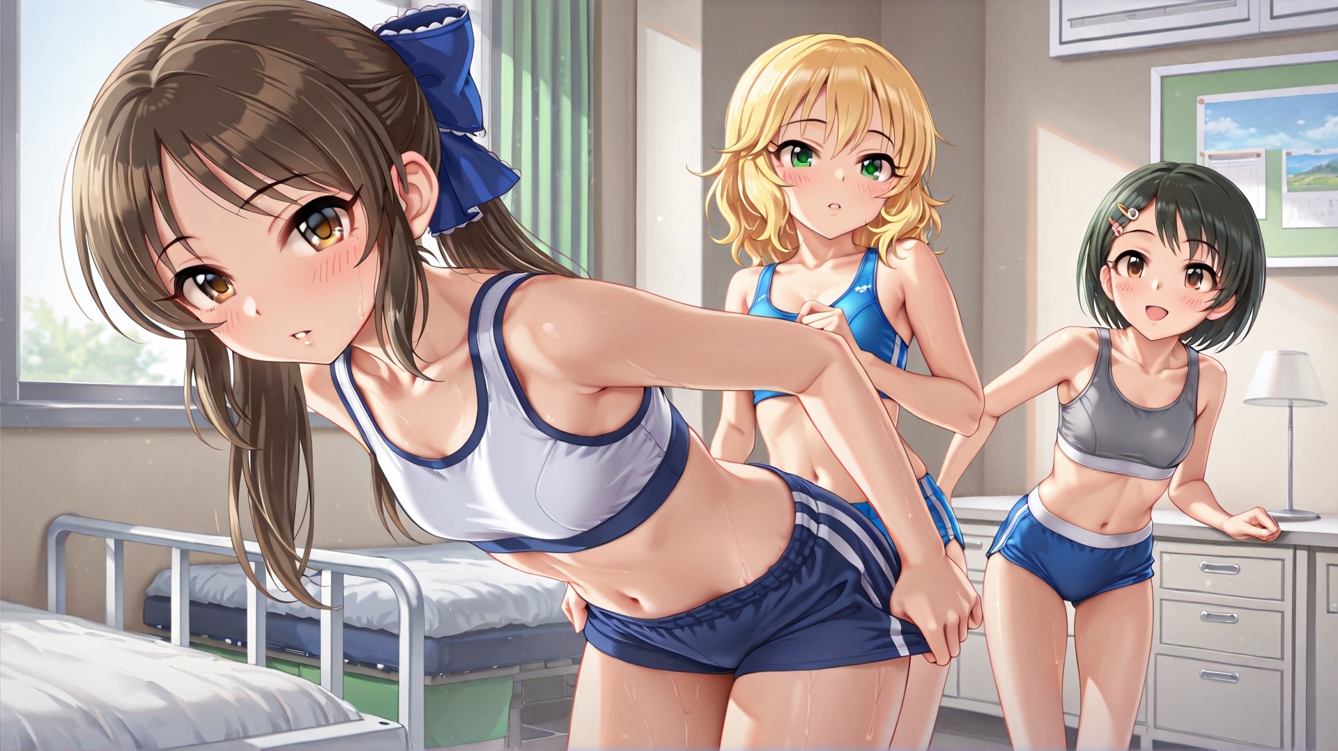 【身体測定】　橘ありす&櫻井桃華&佐々木千枝　【ラクガキ】