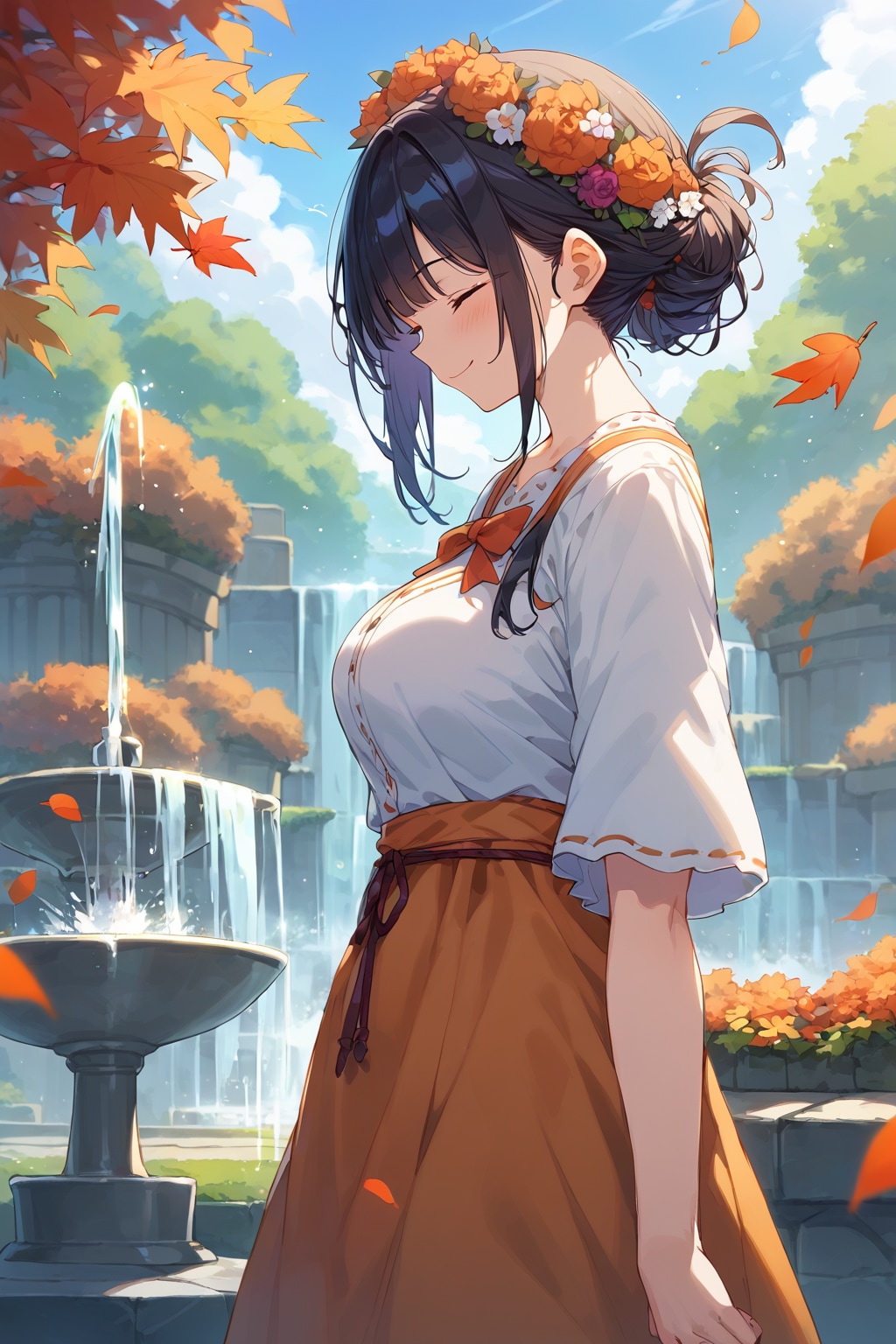 落ち葉がひらひら