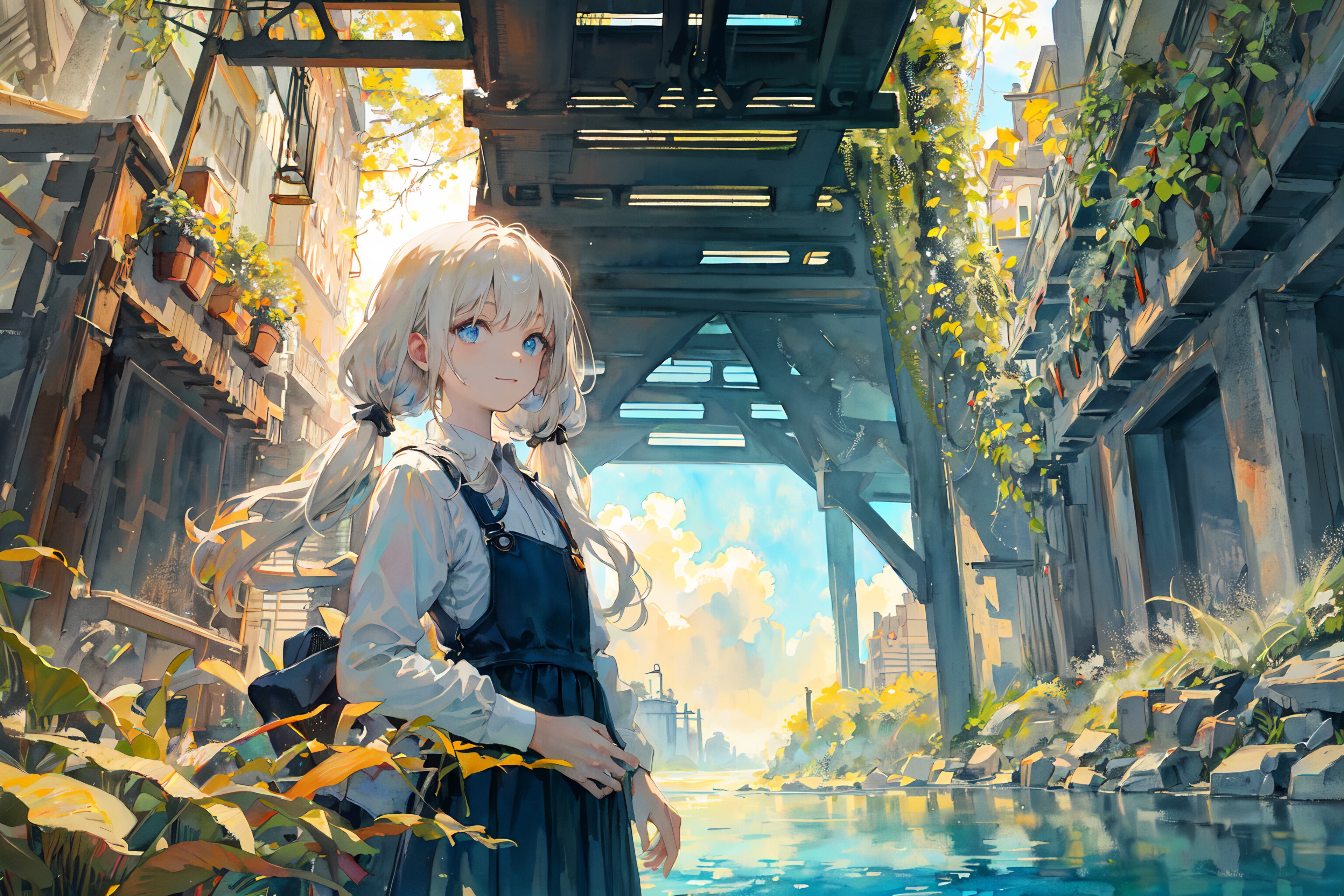 世界の終わりとおさげの子
