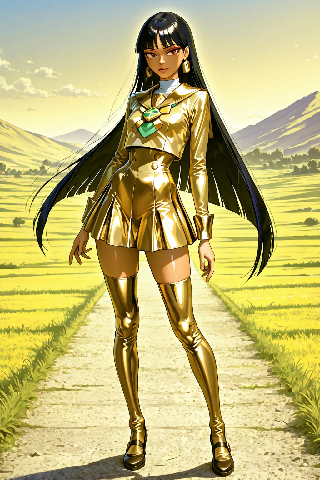 金色のセーラー服