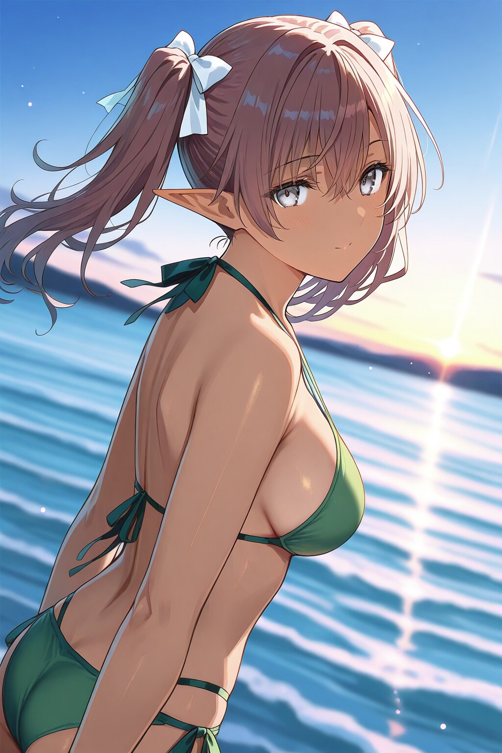 ツインテダークエルフ