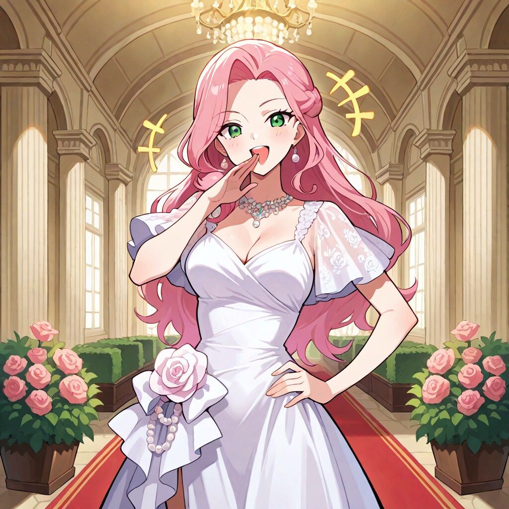 薔薇庭園の高笑いお嬢様