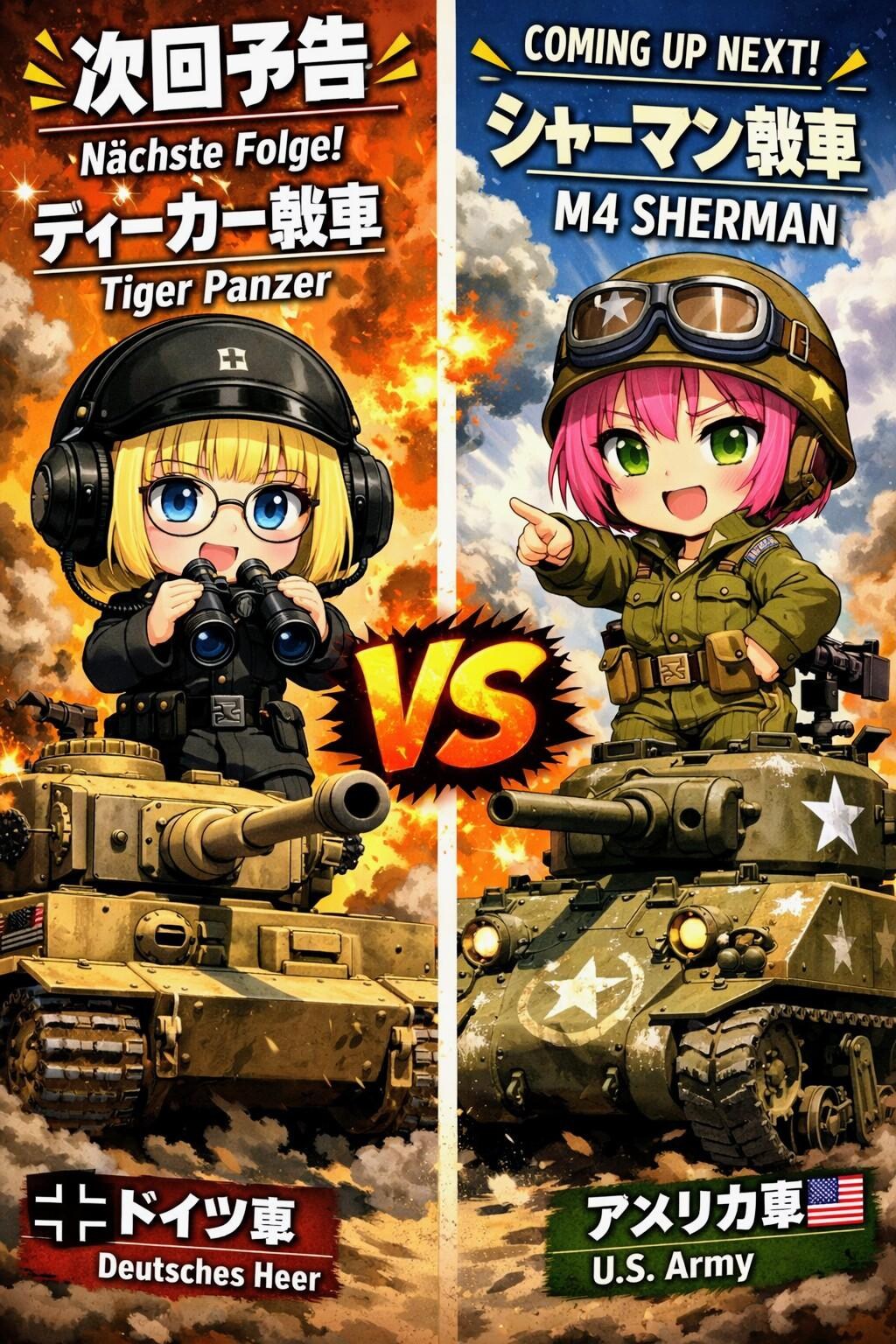 次回予告おかっぱさんVSシン・ピンボブお姉やん💓