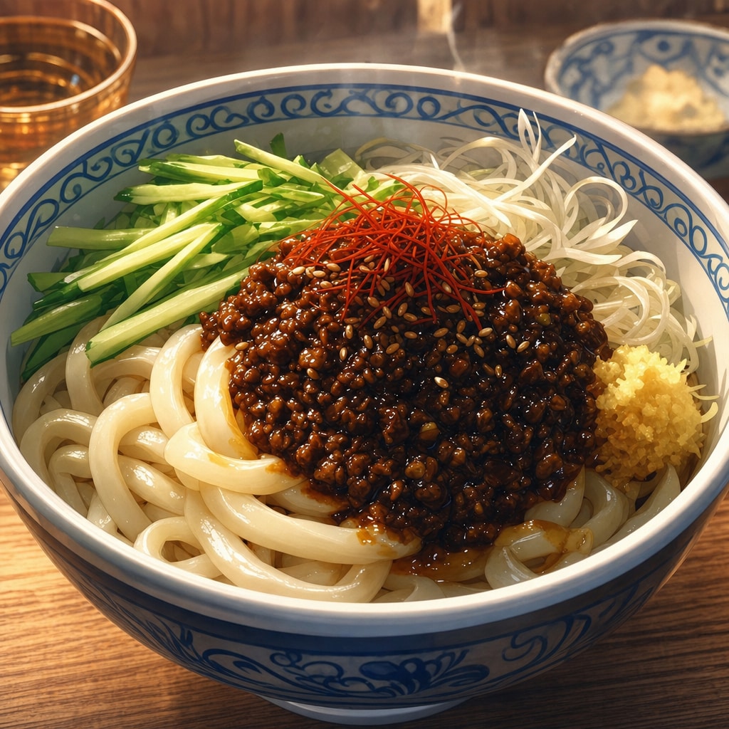 ジャージャーうどん