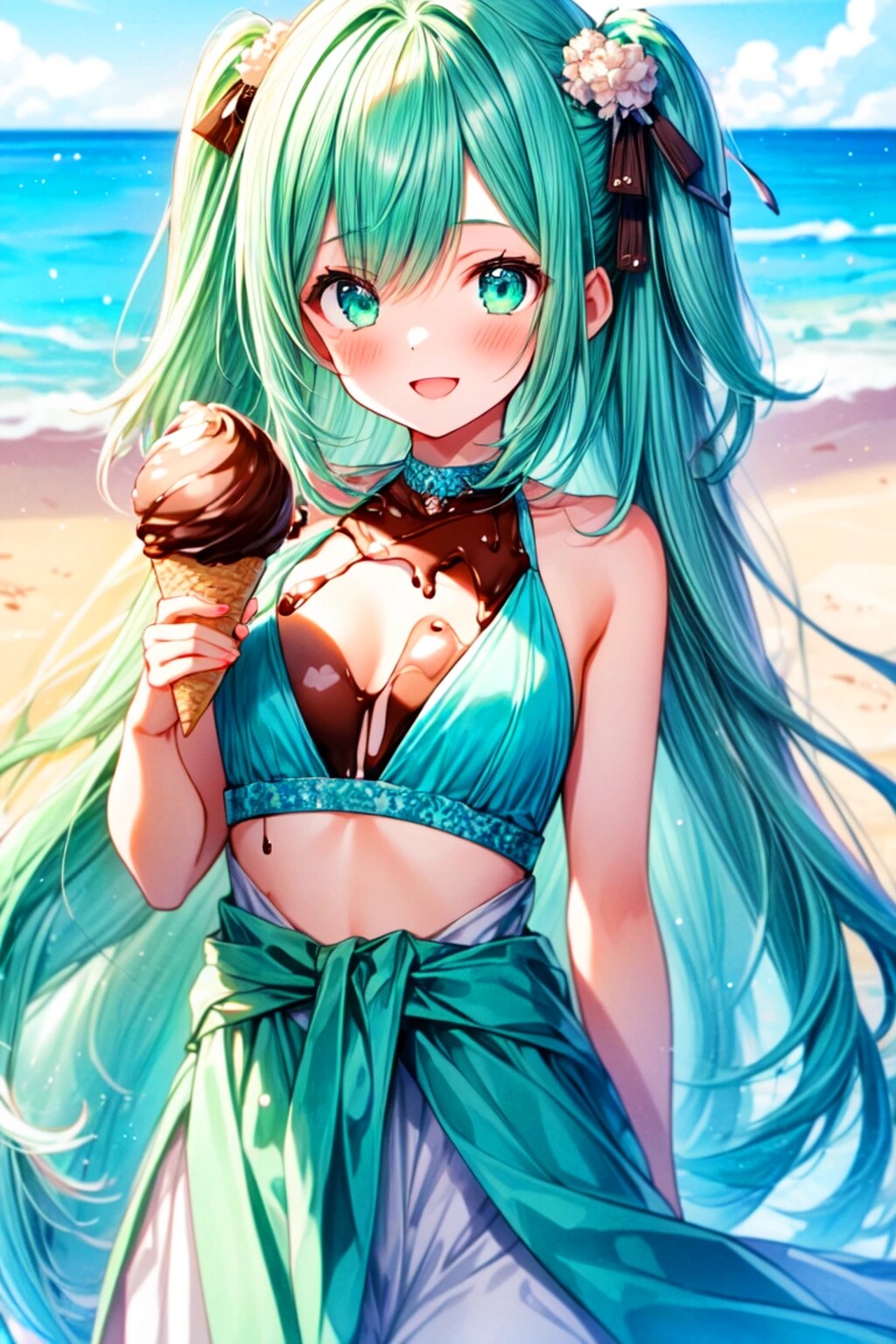 チョコミントなうちの子★(5枚)