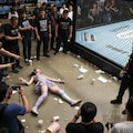 MMAの地下格闘技の試合に負けた宮崎みずき 4枚目