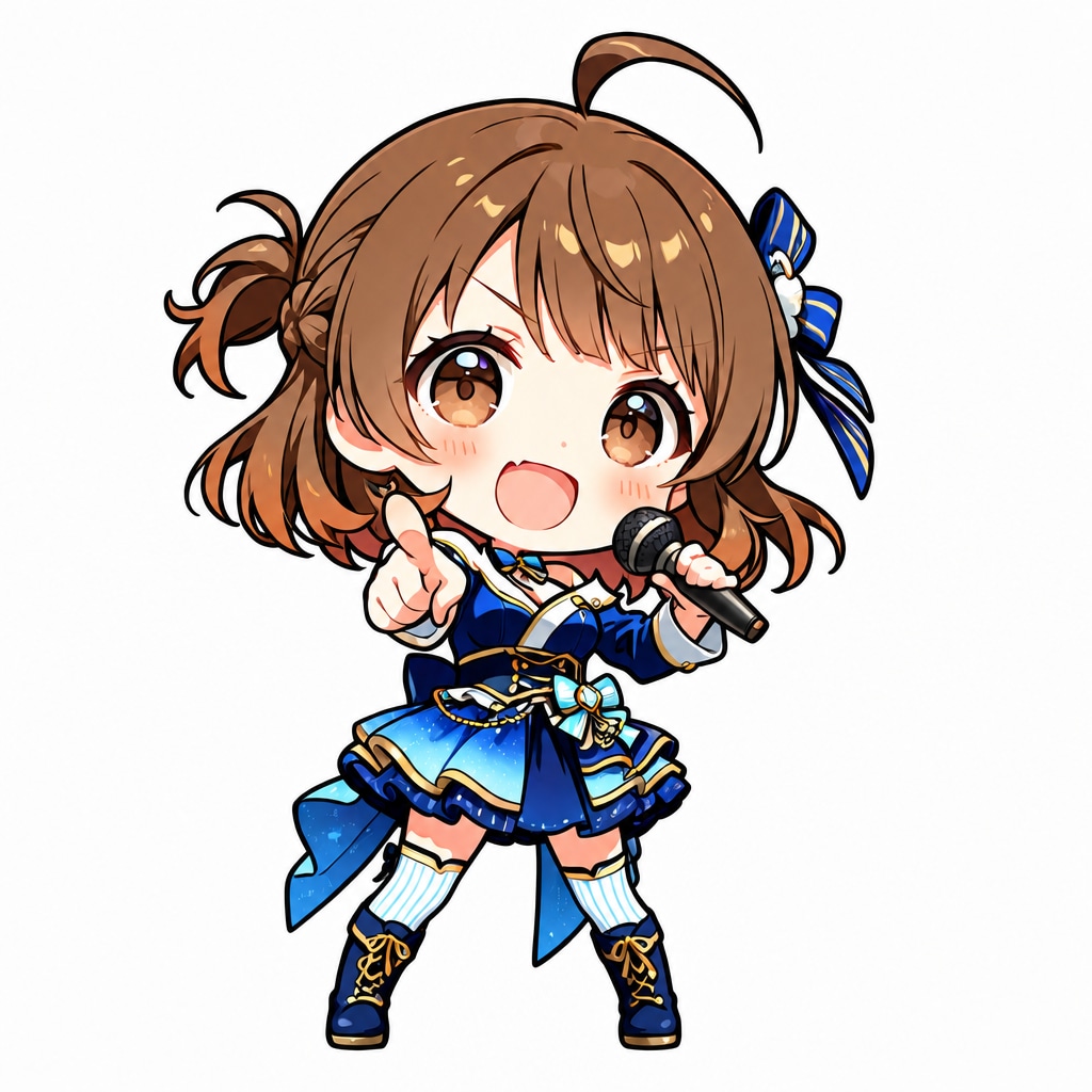 瑞夏ちゃんとちびキャラ瑞夏ちゃん