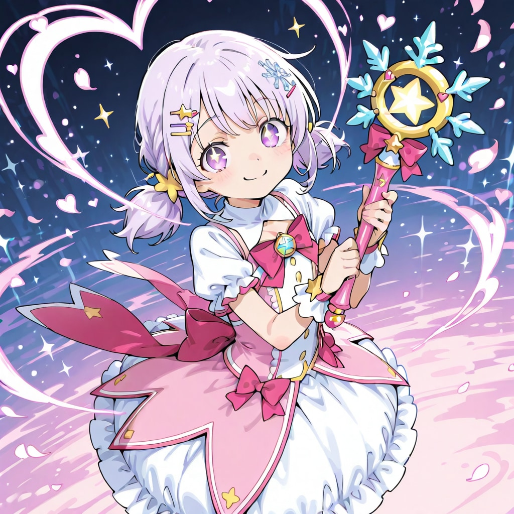 魔法少女Yちゃん💜 | の人気AIイラスト・グラビア