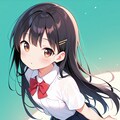 見返り黒髪ちゃん 2枚目