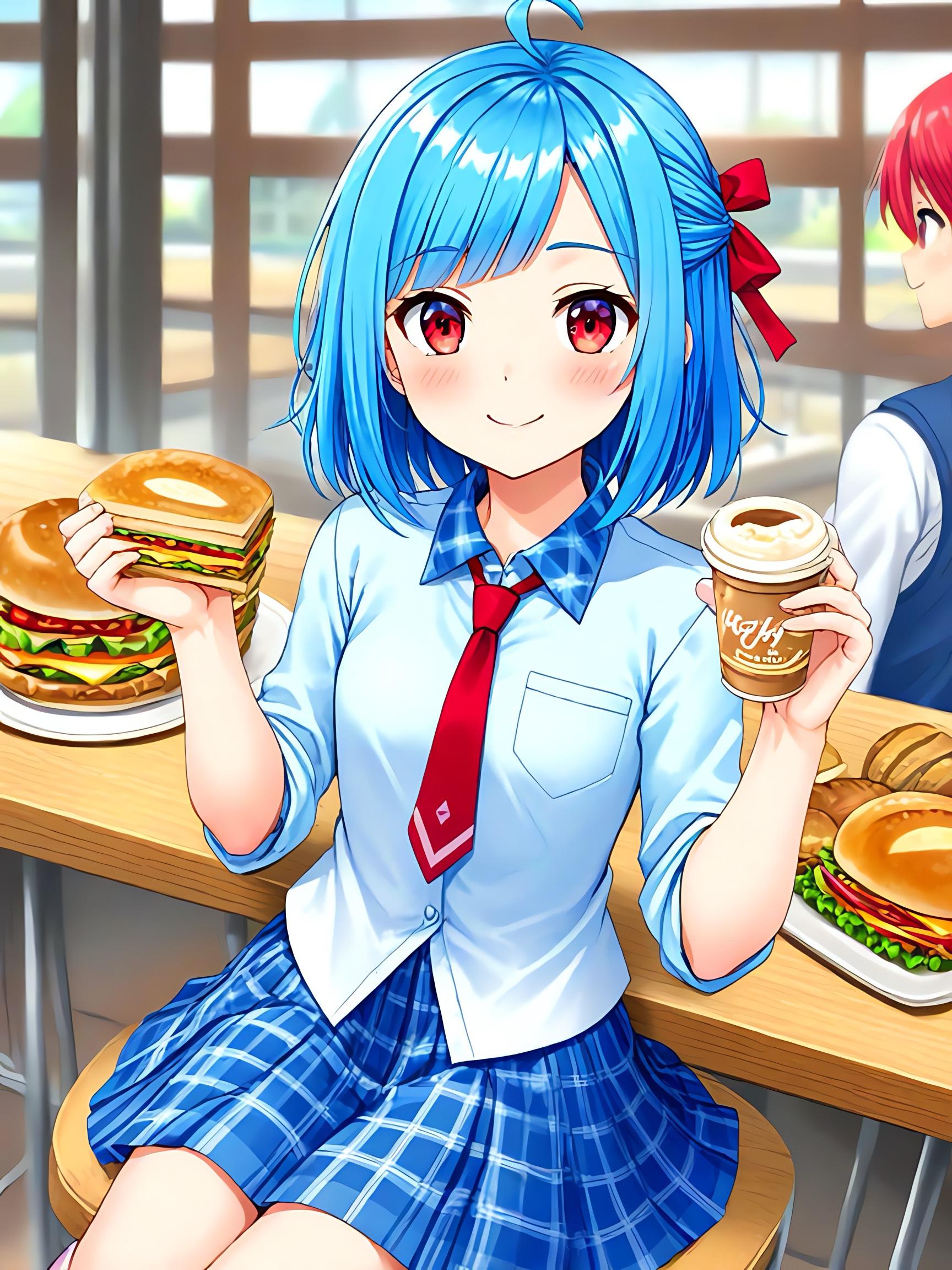 火曜日のお昼ですね☺️ | の人気AIイラスト・グラビア