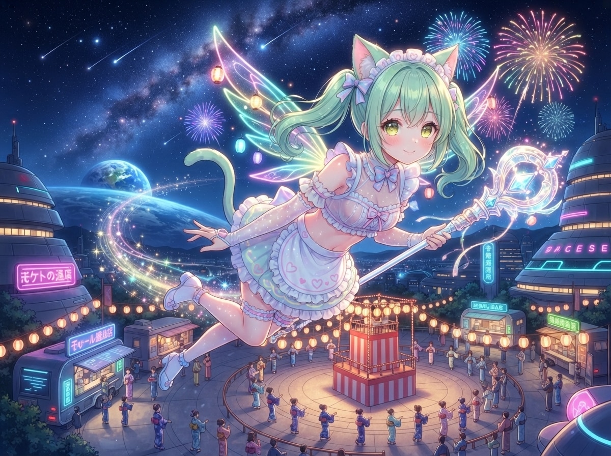 魔法の花火