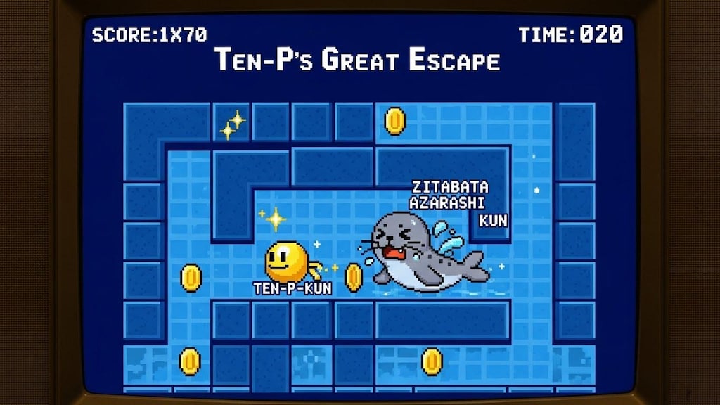 点Pの大脱走　with ジタバタアザラシ