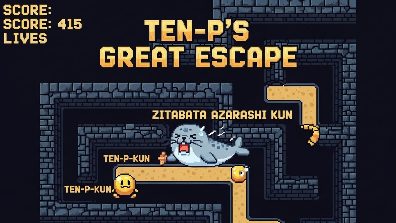 点Pの大脱走　with ジタバタアザラシ | の人気AIイラスト・グラビア