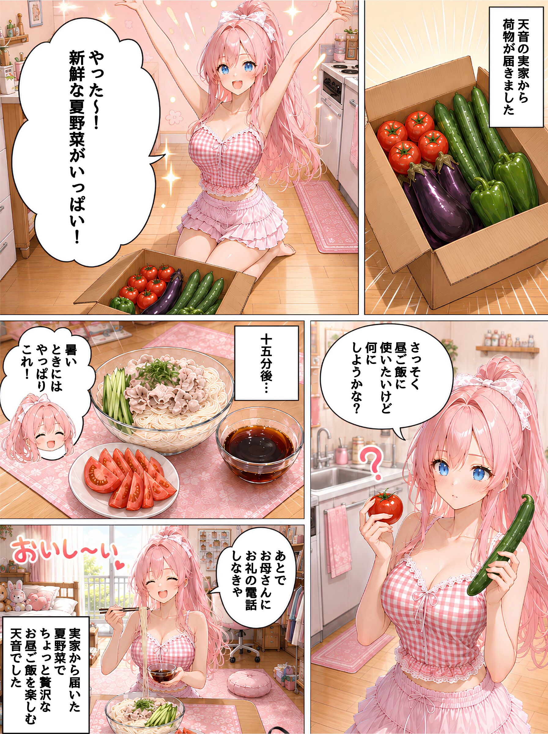 実家からの夏便り | の人気AIイラスト・グラビア