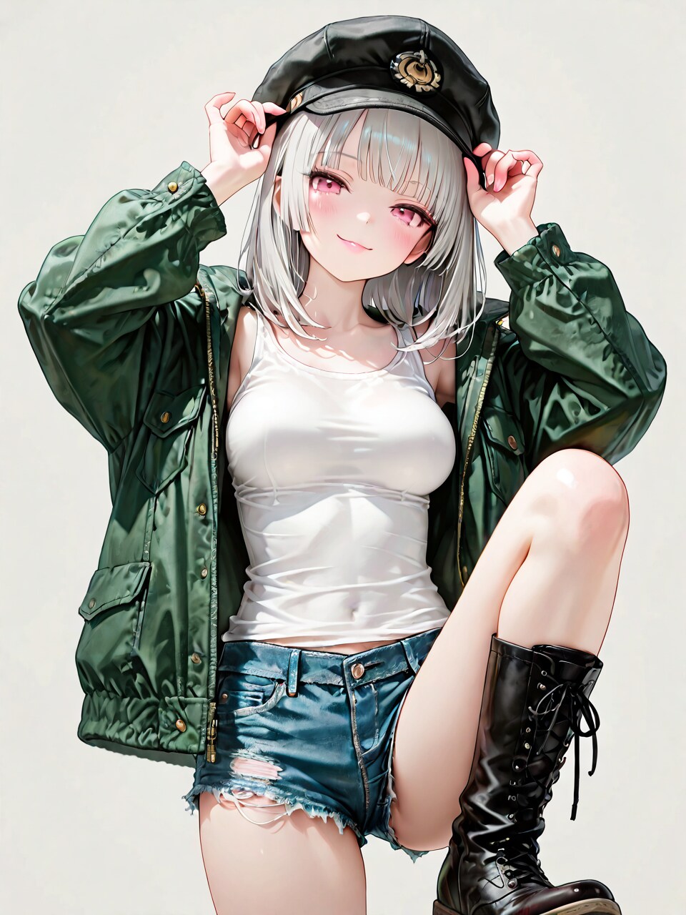 パパのジャケット借りちゃった😊