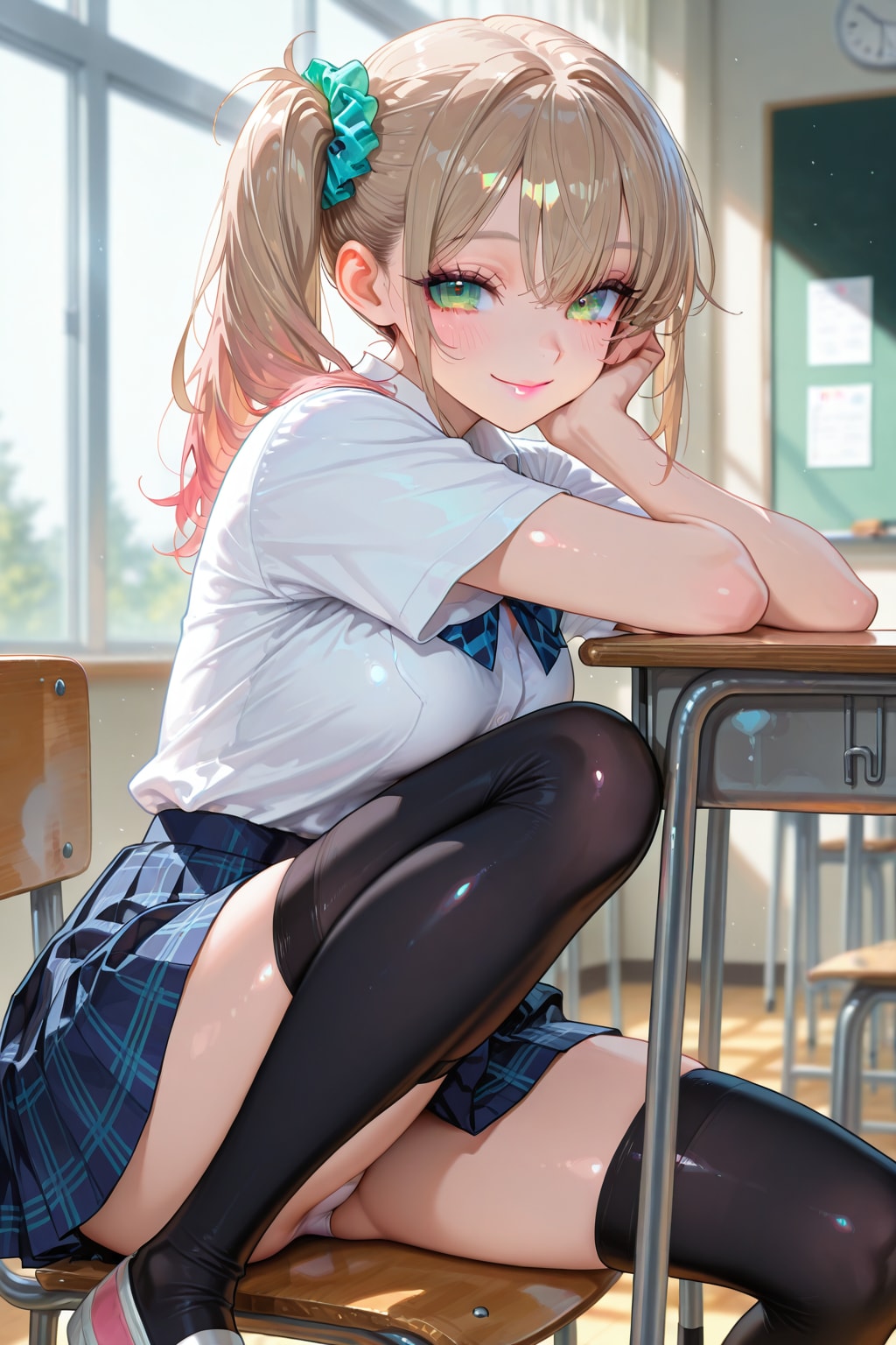 夏服の女の子