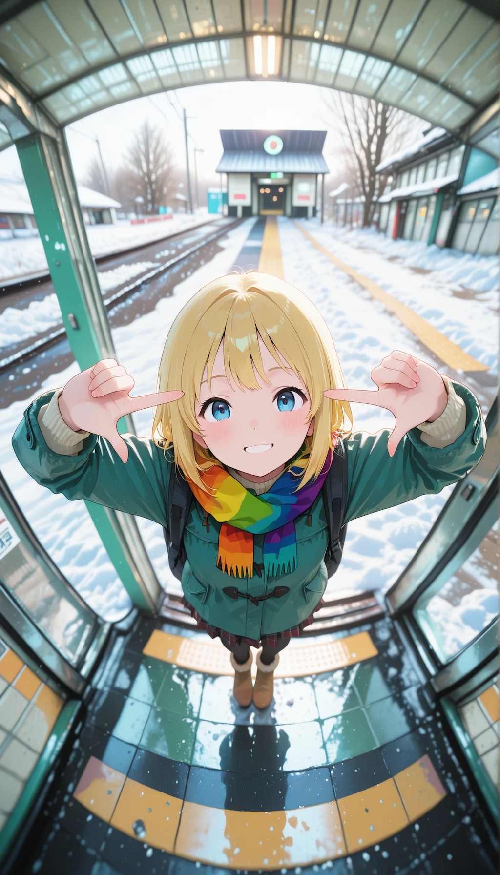 今日も「指フレーム」に挑戦