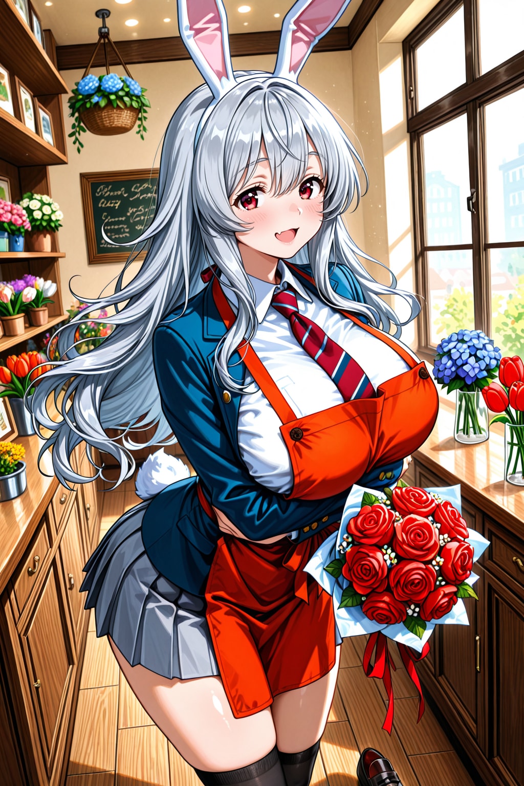 お花屋さんでバイト