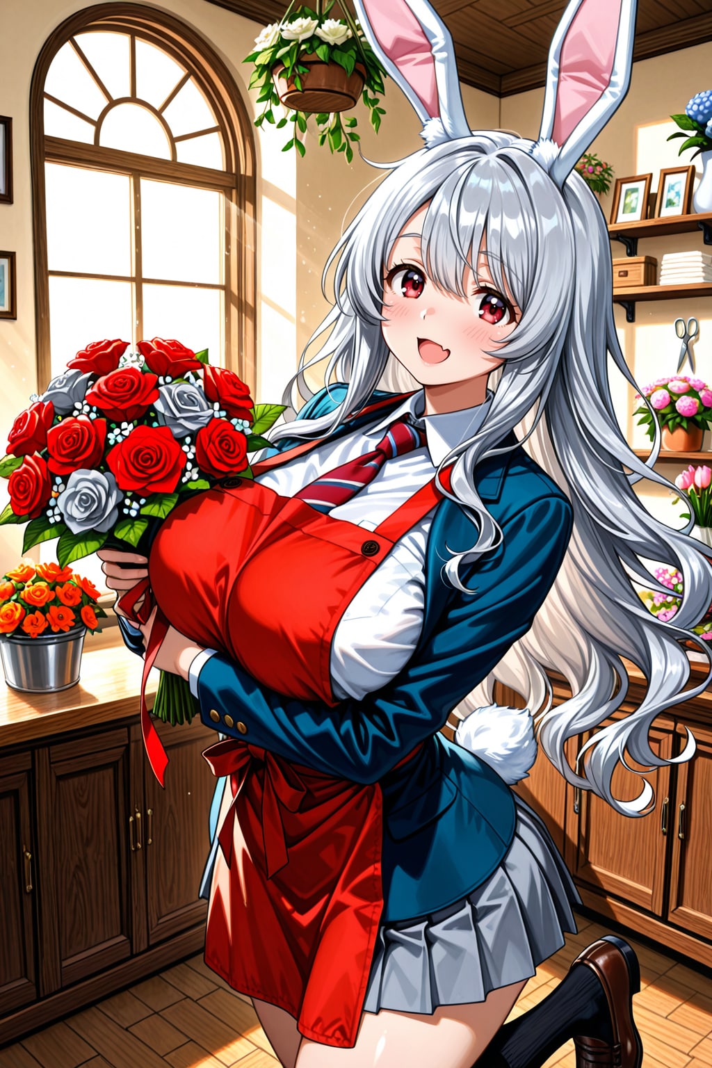 お花屋さんでバイト