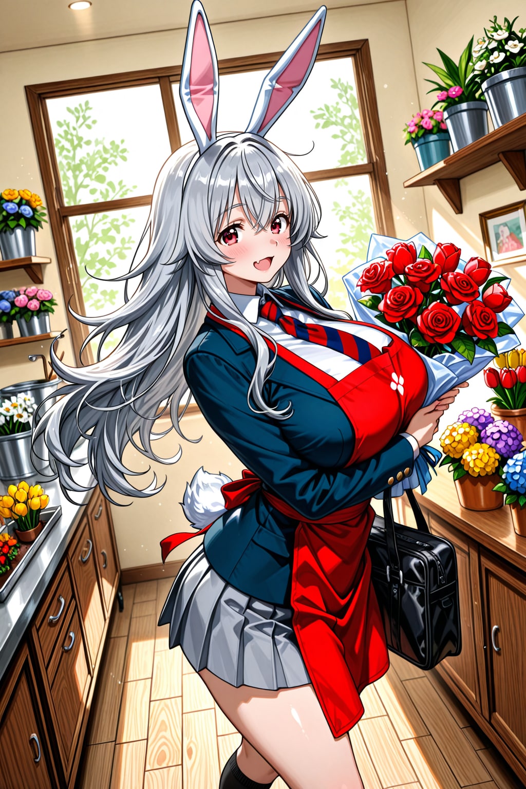 お花屋さんでバイト