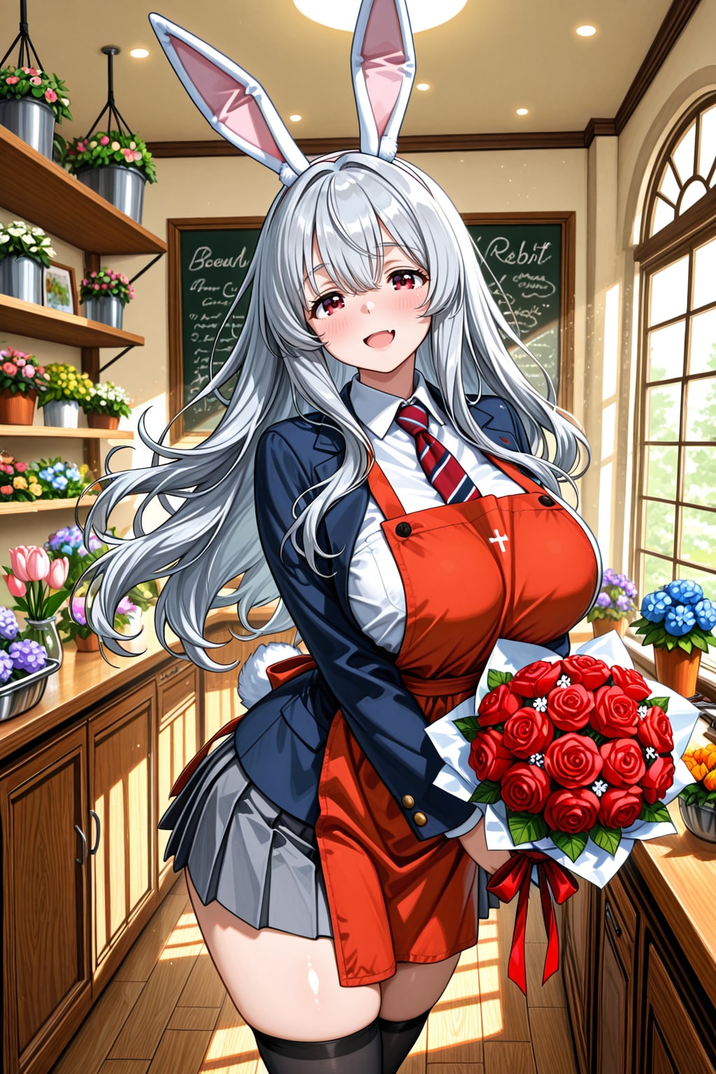 お花屋さんでバイト