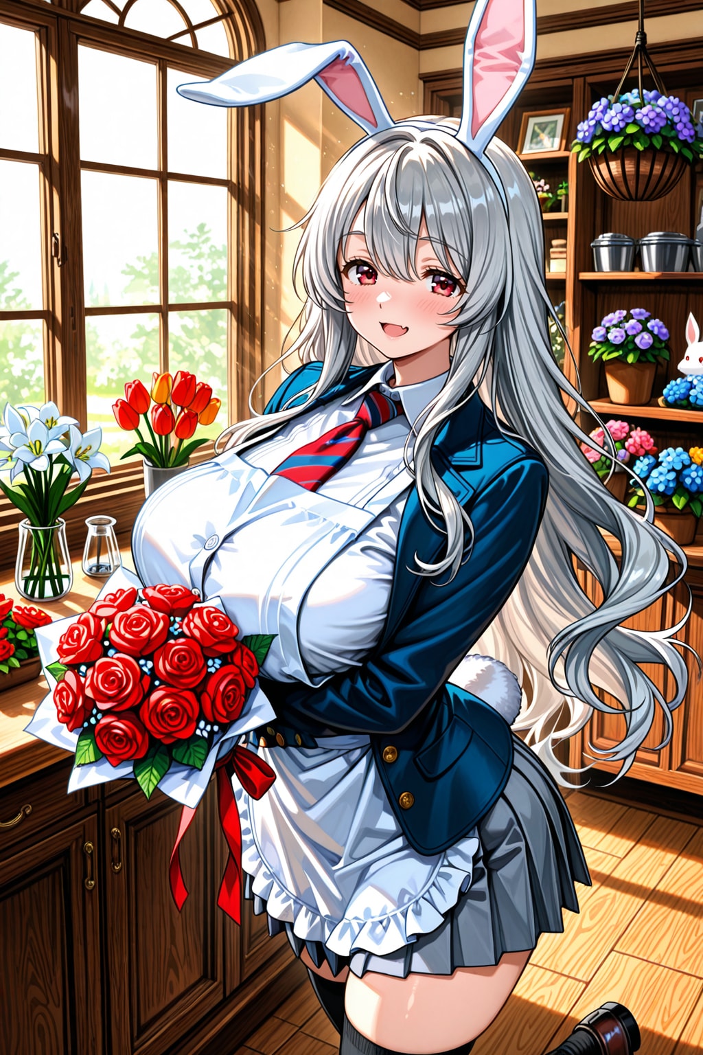 お花屋さんでバイト