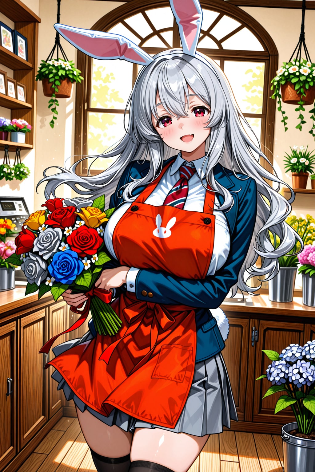 お花屋さんでバイト