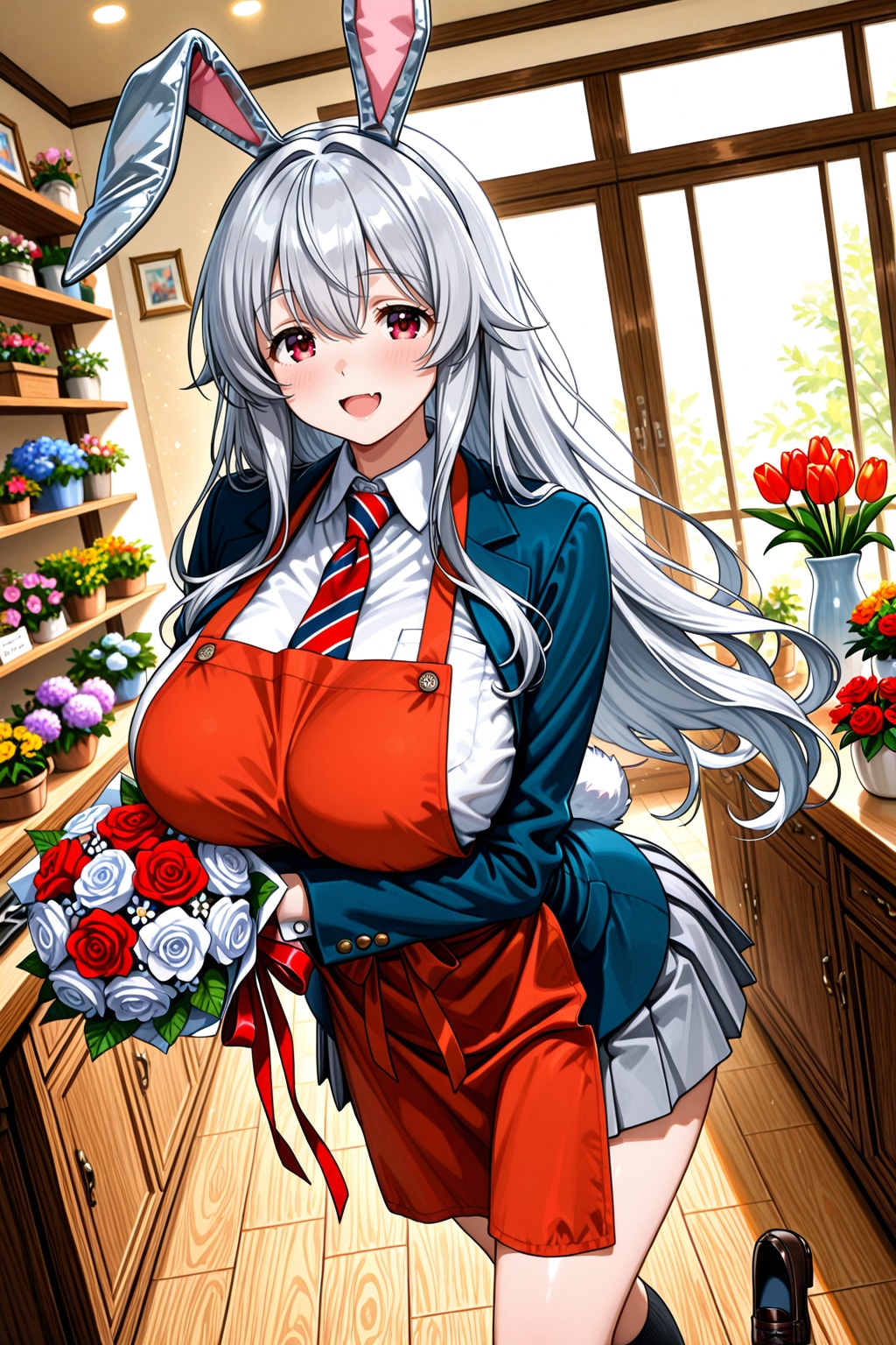 お花屋さんでバイト