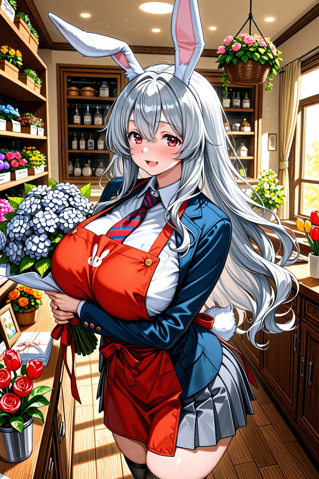 お花屋さんでバイト