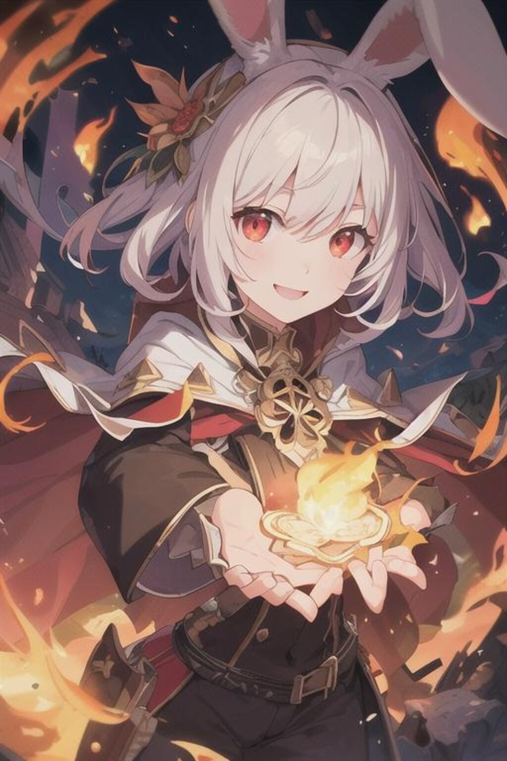 復讐と想いを炎に込める 黄昏兎所属 魔兎庭園(マットガーデン) ルビー・J・ カラシ 師団長